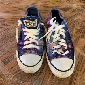 Converse All Star Galaxy print low top sneakers